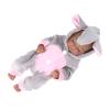 Newborn Baby Doll, 10 Inch Soft Lovely Exquisite Lifelike Infant Doll Safe Flexible for Holiday Party(10inch Closed Eyes Black Girl) view 1