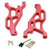Alloy Front Upper Lower Suspension Arm and Rear Suspension Arm Set for Arrma Typhon 6S Felony Infraction Limitless Upgrade Part (Red) view 4