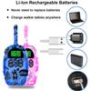 USA-Designed KidzAdventure Rechargeable Walkie Talkies for Kids 2 Pack - 48 Hours Battery 3 Miles Range 22 Channels 2 Way Radio Voice Activation. Best Hiking, Camping & Outdoor Kids Toy Gift Ages 5-10 view 3