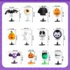 MGparty 24 Pcs Halloween Jumping Popper Spring Toys for Kids, Halloween Party Favors, Goodie Bag Stuffers, Pinata Fillers, Holiday Gifts for Boys Girls view 4