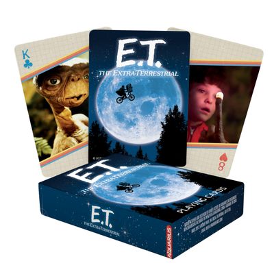 AQUARIUS E.T. Playing Cards - E.T. Themed Deck of Cards for Your Favorite Card Games - Officially Licensed E.T. Merchandise & Collectibles