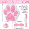 Small Dog Paw Piata Puppy Birthday Party Supplies Animal Themed Birthday Piata with Blindfold Bat Confetti for Pet Cow Themed Party Baby Shower Decorations Favors(Pink) view 2