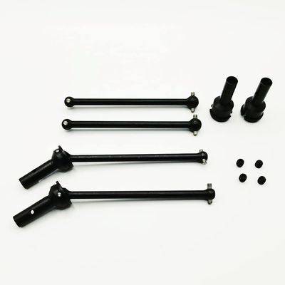 Front Rear Steel #45 CVD Driveshaft Set for Arrma Typhon 6S BLX Arrma Infraction 6S BLX Arrma Felony 6S BLX Arrma Limitless 1/7 Roller Upgrade Parts (Black)