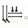 Front Rear Steel #45 CVD Driveshaft Set for Arrma Typhon 6S BLX Arrma Infraction 6S BLX Arrma Felony 6S BLX Arrma Limitless 1/7 Roller Upgrade Parts (Black) view 3
