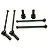 Front Rear Steel #45 CVD Driveshaft Set for Arrma Typhon 6S BLX Arrma Infraction 6S BLX Arrma Felony 6S BLX Arrma Limitless 1/7 Roller Upgrade Parts (Black) view 4