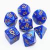 CREEBUY Blue DND Dice Set for Dungeon and Dragons D&D RPG Role Playing Games Polyhedral Dice with Bag view 1