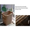 YKHB Storage Basket Storage Box Storage Bins Rectangular Rattan Country Style Laundry Basket with Handle Storage Baskets Suitable for Kitchen and Bathroom Family Storage Bag (Size : 30x38x46cm) view 3