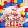 Yexiya Carnival Circus Theme Party Decorations 6 Pcs Large Circus Party Favors Boxes Blocks Birthday Decorations Supplies for Carnival Birthday Halloween Holiday Celebration(12 x 12 Inch) view 1