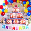 Yexiya Carnival Circus Theme Party Decorations 6 Pcs Large Circus Party Favors Boxes Blocks Birthday Decorations Supplies for Carnival Birthday Halloween Holiday Celebration(12 x 12 Inch) view 3