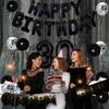 Black 30th Birthday Decorations for Women with Funeral for My Youth Banner, Happy Birthday Balloon, Rip to My 20s Sash, 30 foil Balloons, Lose Youth Cake Topper, Confetti Balloons for 30th Birthday view 3