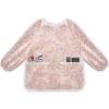 Bolaz Painting Smocks for Kids 2-4 Art Smocks Eating with Pockets Vintage Pink Floral Waterproof Long Sleeve Toddler view 1