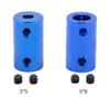 TEYWET Coupler D14L25 Blue Alloy Couple Shaft Pull for Boat Transmission for Stepper Motor Accessories Metal (Inner Diameter : 5x8mm) view 4