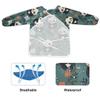 Bolaz Painting Smocks for Kids 2-4 Art Smocks Eating with Pockets Car Childish Truck Waterproof Toddler Infant Children Apron view 2