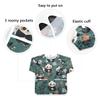 Bolaz Painting Smocks for Kids 2-4 Art Smocks Eating with Pockets Car Childish Truck Waterproof Toddler Infant Children Apron view 3