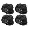 4 Pcs/Set Stroller Wheel Covers Black Wheelchair Tire Protector for Child Kid Baby Stroller Jogger Wheels Covers(L) view 1