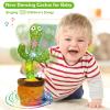 Emoin Dancing Talking Cactus Toy, Cactus Baby Toy Singing Children's Song, Mimicking Recording Repeating What You Say, Educational Interactive Baby Boys Girls Toys (Volume Adjustment) view 3
