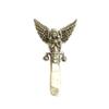 Victorian Style Angel Baby Rattle with Mother of pearl Handle view 1