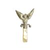 Victorian Style Angel Baby Rattle with Mother of pearl Handle view 2