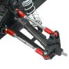 CAMP RACING Stainless Steel Turnbuckles/Camber Link with Rod Ends Sets for 1/10 Rally/Rustler 4WD / Slash 4WD LCG RC Truck (Red) view 3