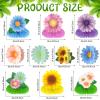 10 Pieces Sunflower Honeycomb Centerpiece Table Toppers, Autumn Summer Spring Birthday Decor for Women Kids Office Classroom Birthday Party Easter Butterfly Party Daisy Mother's Day Supplies view 2