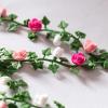 SXFSE Dollhouse Accessories, 1:12 Dollhouse Miniature Model Mini Garden Scene Fringe Flower Vine view 4