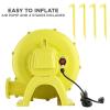 Inflatable Water Slide, 8 in 1 Outdoor Inflatable Water Park with Climbing, Basketball Rim, Splash Pool, Water Cannon, Blow up Water Slides for Kids Backyard view 3