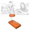 GFDSHJK Art Toy Fun Office Games Desktop Accessories Small Sensory Toy Perpetual Machine Toys Interesting for Home Office Perpetual Motion Desk Toy view 4