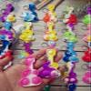 Roaqua Students Gifts Mini pop Bulk Guitar Fidget Keychain,for Boys and Girls Kids Birthday Party Favors Supplies and Classroom Prize (30 Packs) view 2