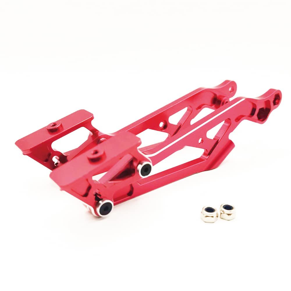 Alloy Rear Wing Mount Set for Arrma 6S BLX Kraton Outcast Typhon Talion Notorious Upgrade Parts Replacement for AR320347 (Red)