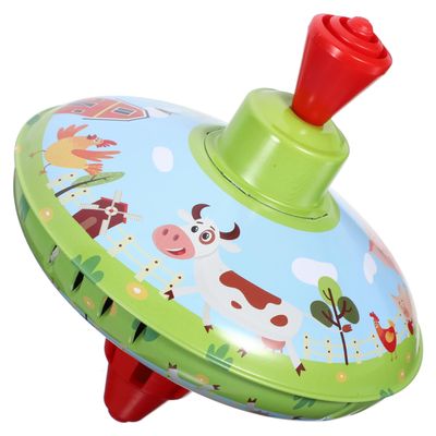 1pcs Spinning Tops for Kids: Traditional Metal Spinning Top Toy for Girl Boy Educational Kindergarten Toys Party Favors