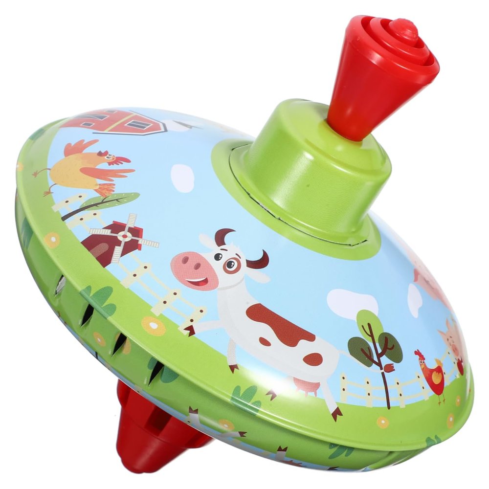 1pcs Spinning Tops for Kids: Traditional Metal Spinning Top Toy for Girl Boy Educational Kindergarten Toys Party Favors