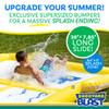 BACKYARD BLAST - 30' Waterslide with Bumpers and Splash Zone, 2 Inflatable Riders and Electric Pump - Easy to Setup - Extra Thick to Prevent Rips & Tears view 3