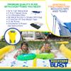 BACKYARD BLAST - 30' Waterslide with Bumpers and Splash Zone, 2 Inflatable Riders and Electric Pump - Easy to Setup - Extra Thick to Prevent Rips & Tears view 4