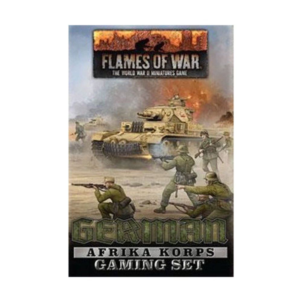 Battlefront Miniatures Flames of War WW2: German Afrika Korps Tin