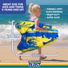 BACKYARD BLAST Deluxe Rider with Joint Cloth Material, Inflatable Body Board Slide Rider, 30.7" x 19.6" x 5.5", Yellow view 3