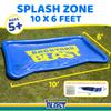 BACKYARD BLAST 10 x 6 Splash Zone, Water Slide Splash Pad Accessory view 2