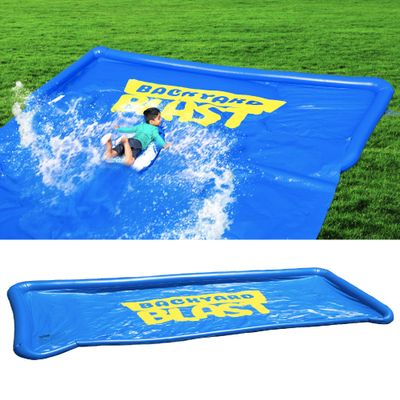 BACKYARD BLAST 14 x 6 Splash Zone, Water Slide Splash Pad Accessory