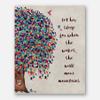 Lucky Tusk Let Her Sleep Personalized Nursery Tree Gift For Baby Girl Room Gift For Baby #1237, view 4
