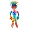 63" Giant Alien INFLATE (Vinyl) Galaxy/Rainbow/Tie Dye. Inflatable Huge Alien Figures on Hang Tag. (63" Giant TIE DYE Alien INFLATE) view 1