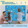 Craftstory 3.5 Feet Flannel-Board for Toddlers Preschool as Kids Felt Stories Activities Play Kits Wall-Hanging Birthday Gifts (Blue) view 3