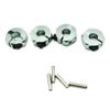 4X Wheel Hub 12mm Hex Adapter 5mm Thickness 5mm Hole for 1/10 RC Car Truck HPI HSP Redcat Tamiya Traxxas RC4WD D90 (Titanium) view 3