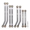 INJORA High Clearance Front 4 Links Set for SCX24 C10 JLU Bronco Base Camp 4Runner Axial 1/24 RC Crawler Car, 8PCSGrey view 1