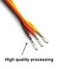 Servo Y Harness Splitter Cable 3 Pin Connector Wire Male to Female 4 Way Extension Lead Compatible with JR Futaba RC Car Airplanes (4PCS 1to3) view 4