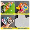 PENGFULL Felt Flannel Board Story Pieces for Toddlers Preschool,Kids Interactive Storytelling Teaching Play Kits for Felt Flannel Board,with Words Pieces(Marine Animals) view 3