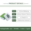 drizzle Chinese Mahjong Game Set - 146 Medium Size Tiles 1.3inch with Instructions - Professional Mah Jong Play Green [] view 2