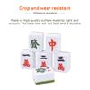 drizzle Chinese Mahjong Game Set - 146 Medium Size Tiles 1.3inch with Instructions - Professional Mah Jong Play Green [] view 4