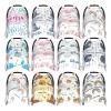 Personalized Baby Car Seat Cover Canopy with Name for Girls Boys Custom Pink Rainbow Baby Carrier Covers view 2