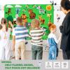 Craftstory 3.5 Feet Flannel-Board for Toddlers Preschool as Kids Felt Stories Activities Play Kits Wall-Hanging Birthday Gifts (Green) view 2