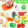 Kids Pretend Play Kitchen Accessories Set, 38Pcs Stainless Steel Play Pots Pans Sets for Kids, Toy Cookware Cooking Utensils Play Food Dish Toddler Kitchen Playset Gifts for Boys Girls view 4