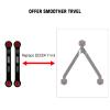 INJORA High Clearance 4 Links Set CNC Aluminum Links Set for SCX24 AXI90081 Deadbolt Axial 1/24 RC Crawler Car,8PCSBlack view 3